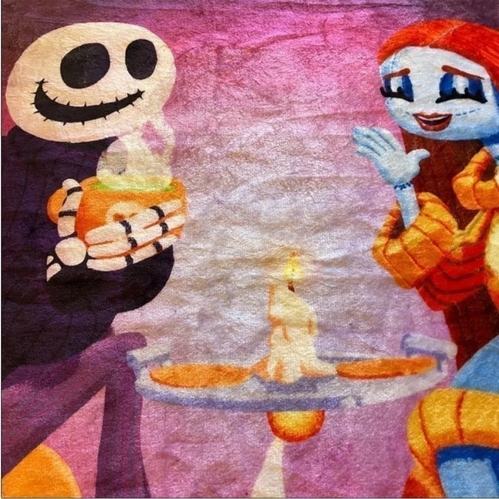 Disney Nightmare Before Christmas Large Throw Blanket